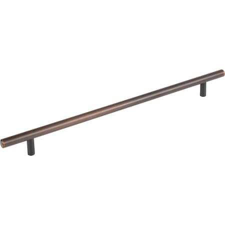 Elements 288 mm Center-to-Center Dark Brushed Bronze Naples Cabinet Bar Pull 368DBB
